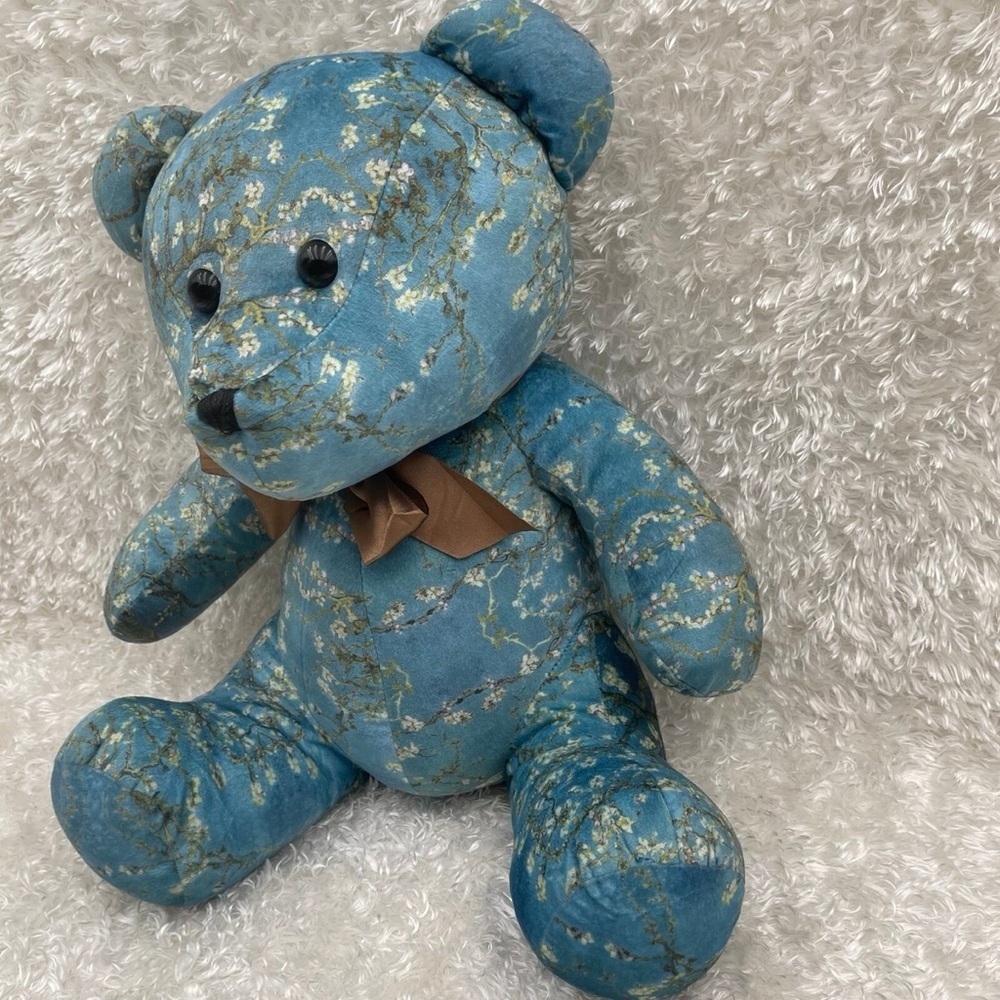 Vincent van Gogh Almond Blossom Bear Immersive Van Gogh Stuffed Plush 15" - Picture 2 of 3